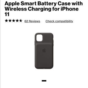 iPhone 11 smart wireless charging case